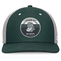Nike Gray Michigan State Spartans Prep Pro Performance Snapback Hat