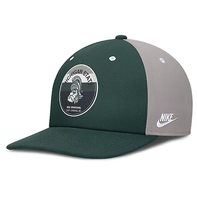 Nike Gray Michigan State Spartans Prep Pro Performance Snapback Hat