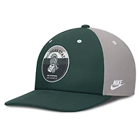Nike Gray Michigan State Spartans Prep Pro Performance Snapback Hat