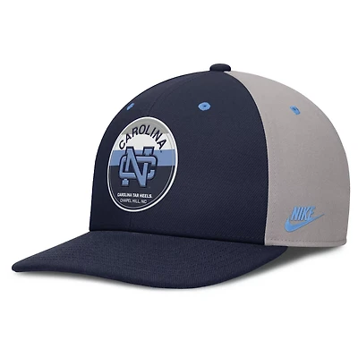 Nike Gray North Carolina Tar Heels Prep Pro Performance Snapback Hat