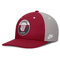 Nike Gray Oklahoma Sooners Prep Pro Performance Snapback Hat