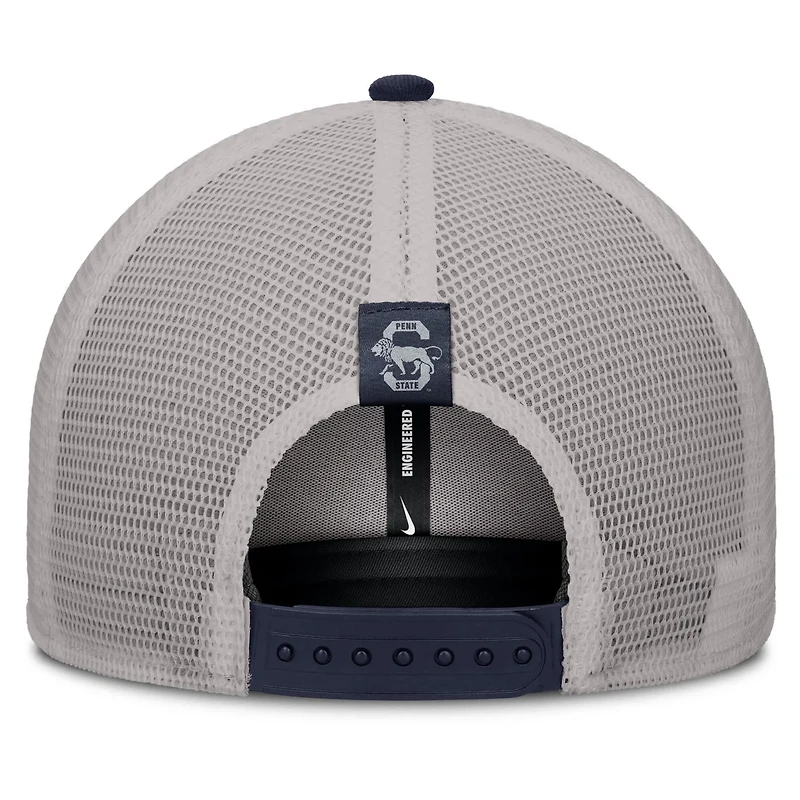 Nike Gray Penn State Nittany Lions Legacy Arch Rise Performance Trucker Adjustable Hat