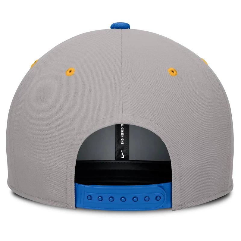 Nike Gray UCLA Bruins Prep Pro Performance Snapback Hat