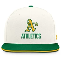 Nike Green Athletics Cooperstown Pro Dri-FIT Snapback Hat