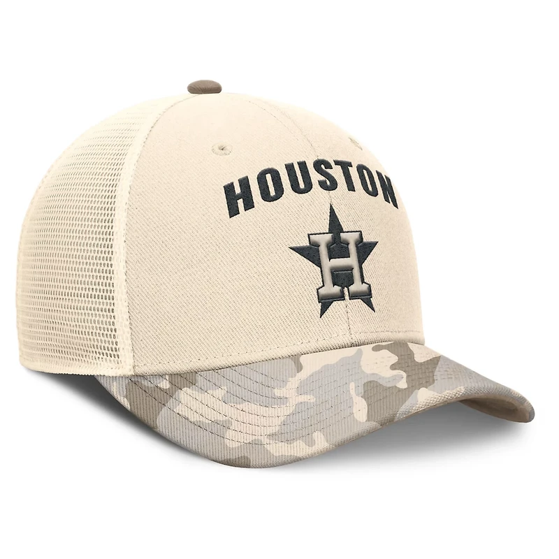 Nike Houston Astros Camo Pack Rise Adjustable Trucker Hat