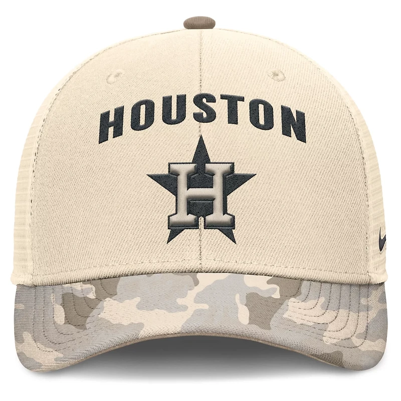 Nike Houston Astros Camo Pack Rise Adjustable Trucker Hat