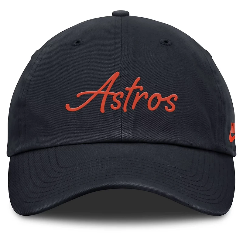 Nike Houston Astros Cooperstown Club Script Adjustable Hat
