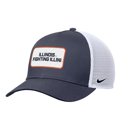 Nike Illinois Fighting Illini 2025 On-Field Rise Trucker Performance Adjustable Hat