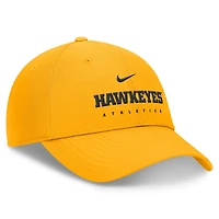 Nike Iowa Hawkeyes 2024 25 On-Field Club Performance Adjustable Hat