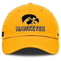 Nike Iowa Hawkeyes 2025 On-Field Club Adjustable Hat