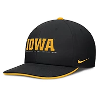 Nike Iowa Hawkeyes 2025 On-Field Pro Performance Adjustable Hat