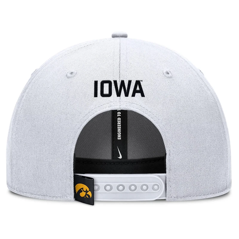 Nike Iowa Hawkeyes 2025 On-Field Rise Performance Adjustable Hat