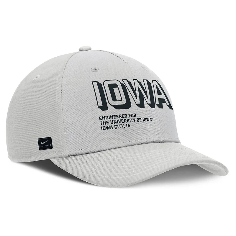Nike Iowa Hawkeyes 2025 Sideline Dust Pinched Rise Adjustable Hat
