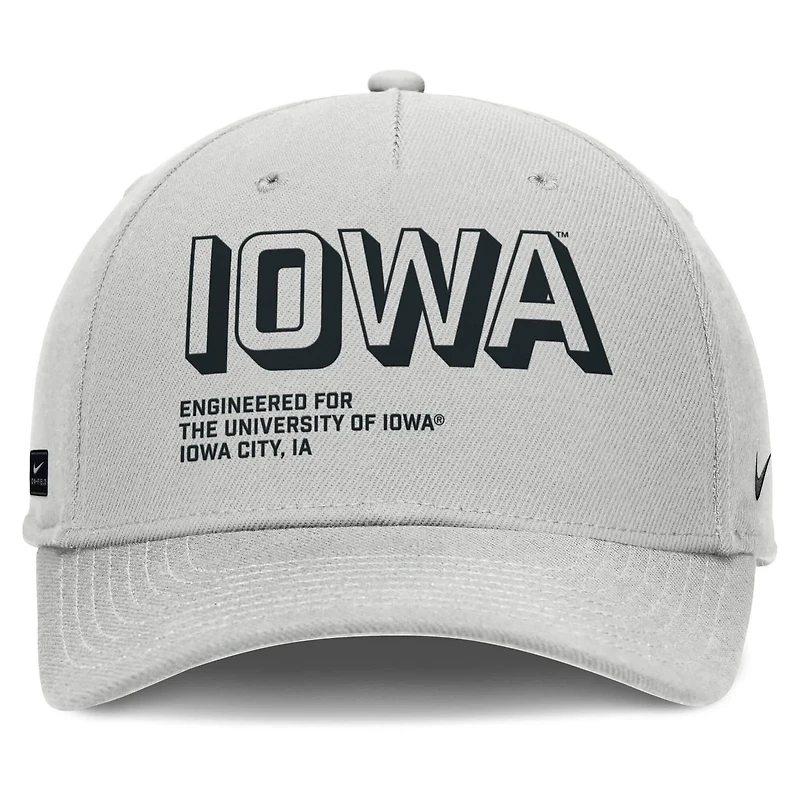 Nike Iowa Hawkeyes 2025 Sideline Dust Pinched Rise Adjustable Hat