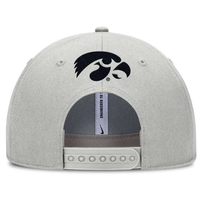 Nike Iowa Hawkeyes 2025 Sideline Dust Pinched Rise Adjustable Hat