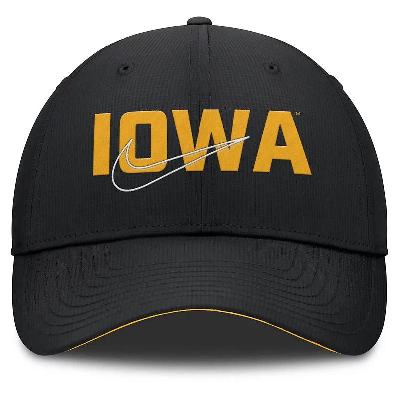 Nike Iowa Hawkeyes Club Prep Performance Adjustable Hat