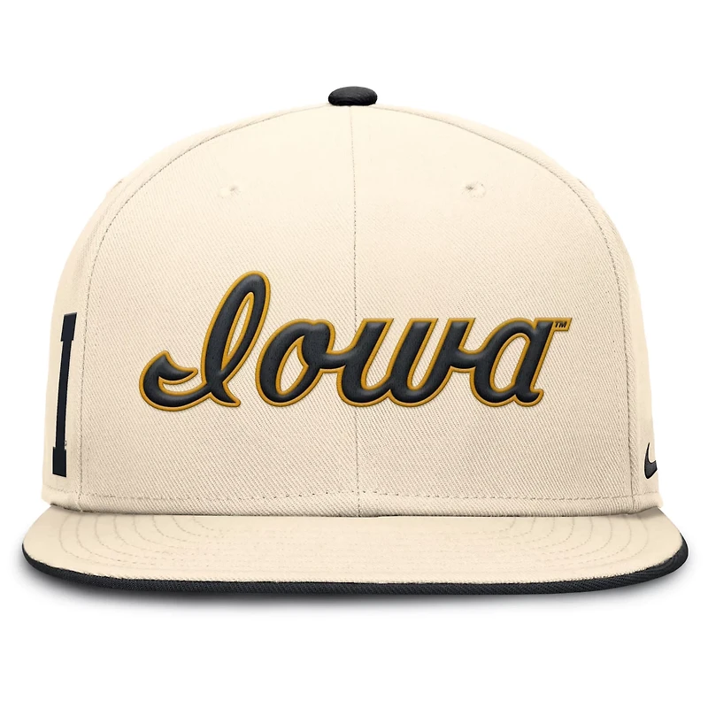 Nike Iowa Hawkeyes Primetime True Performance Fitted Hat