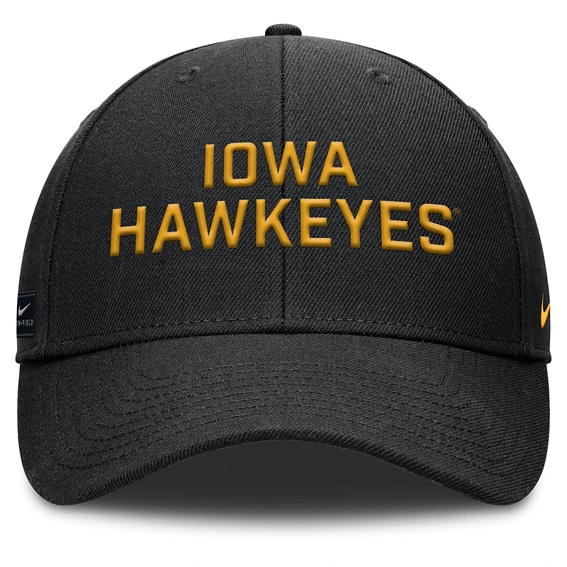 Nike Iowa Hawkeyes Rise Practice Adjustable Hat