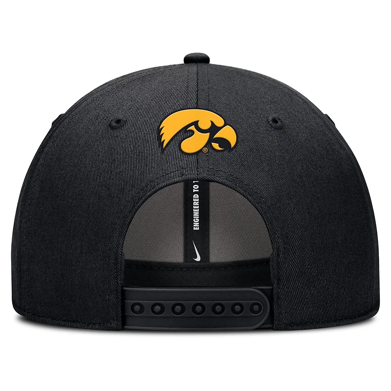 Nike Iowa Hawkeyes Rise Practice Adjustable Hat