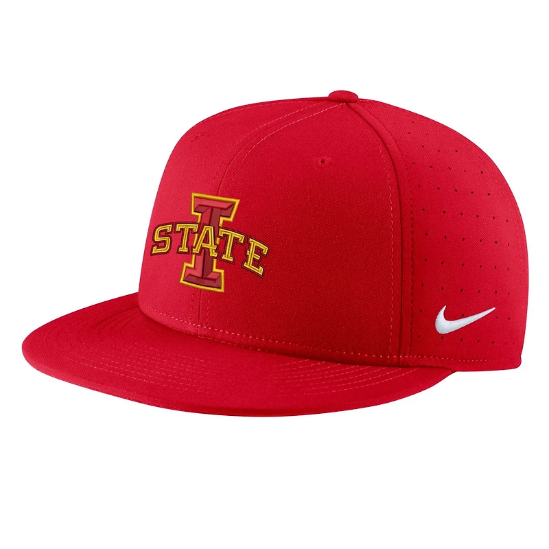 Nike Iowa State Cyclones Aero True Baseball Performance Fitted Hat