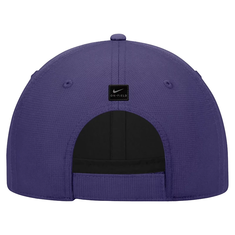 Nike Kansas State Wildcats 2025 On-Field Club Performance Adjustable Hat