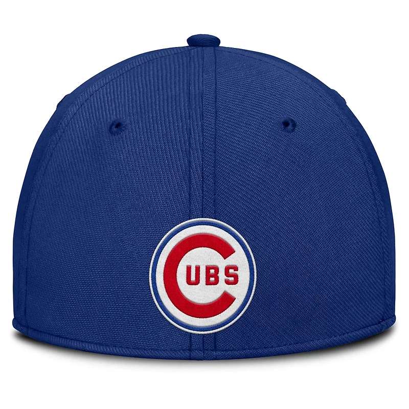 Nike Light Blue Chicago Cubs Rise Swoosh Performance Flex Hat