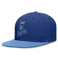 Nike Light Blue Kansas City Athletics Cooperstown Collection True Primetime Two-Tone Performance Fitted Hat