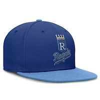 Nike Light Blue Kansas City Athletics Cooperstown Collection True Primetime Two-Tone Performance Fitted Hat