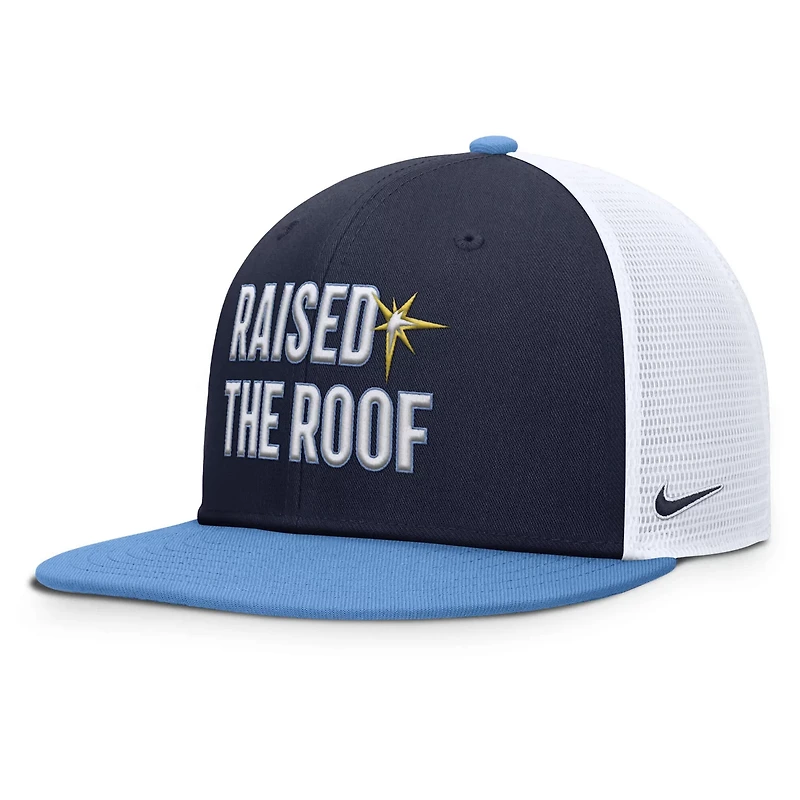 Nike Light Blue Tampa Bay Rays Pro Performance Trucker Snapback Hat