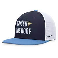 Nike Light Blue Tampa Bay Rays Pro Performance Trucker Snapback Hat