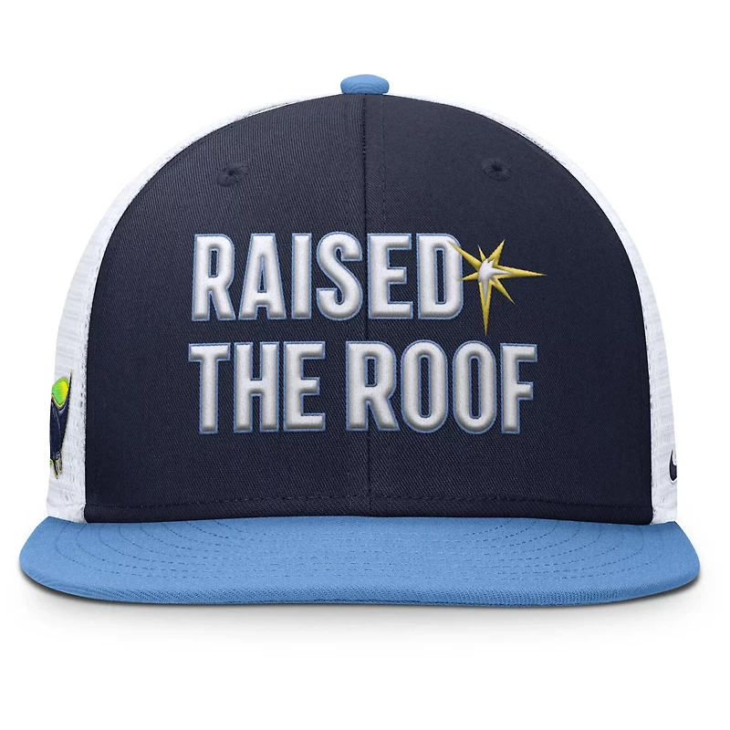 Nike Light Blue Tampa Bay Rays Pro Performance Trucker Snapback Hat