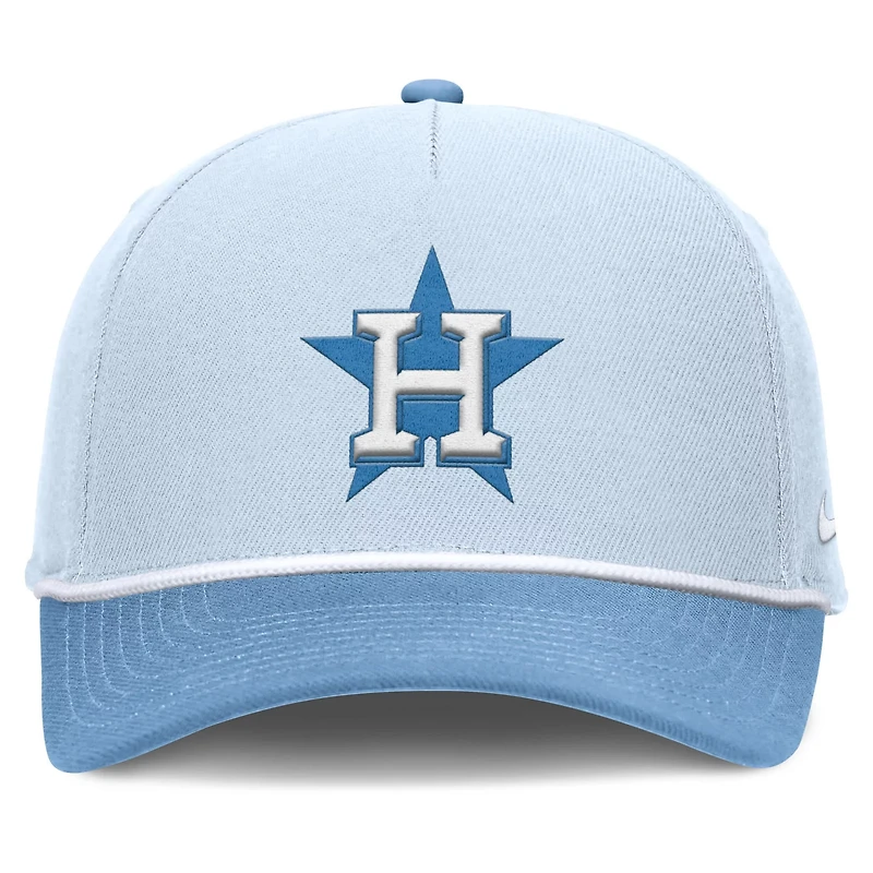 Nike Light Houston Astros Rise Dri-Fit Adjustable Hat