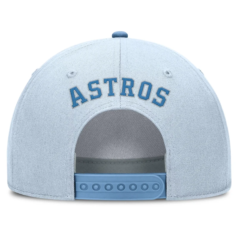 Nike Light Houston Astros Rise Dri-Fit Adjustable Hat
