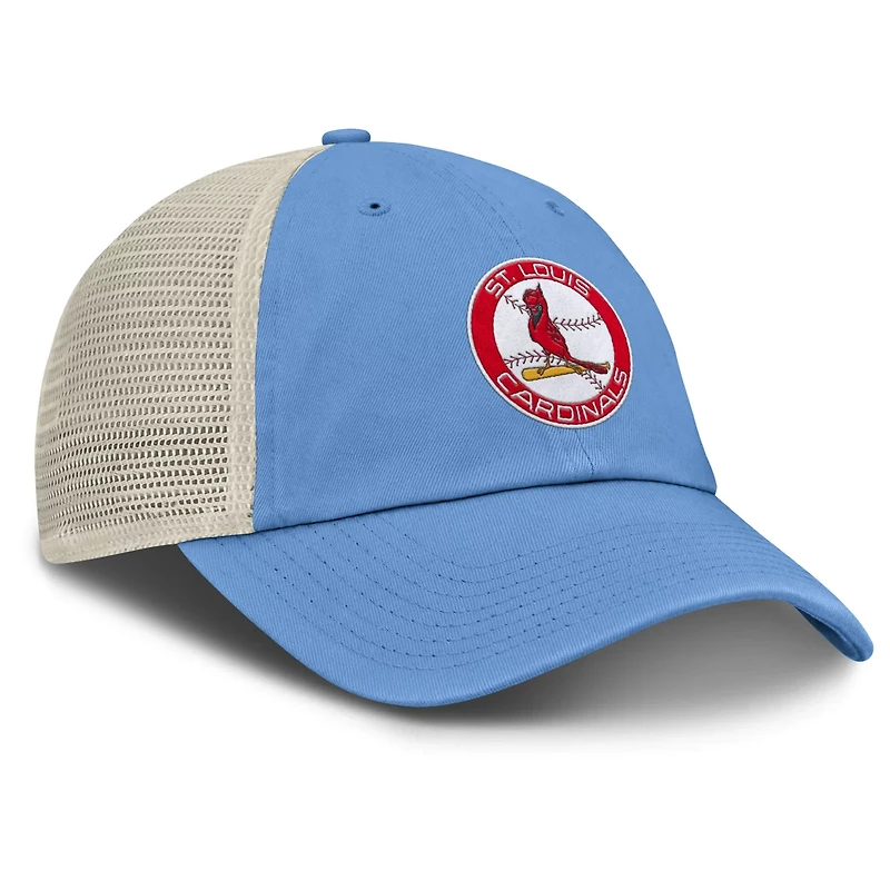 Nike Light Natural St Louis Cardinals Cooperstown Collection Club Trucker Adjustable Hat
