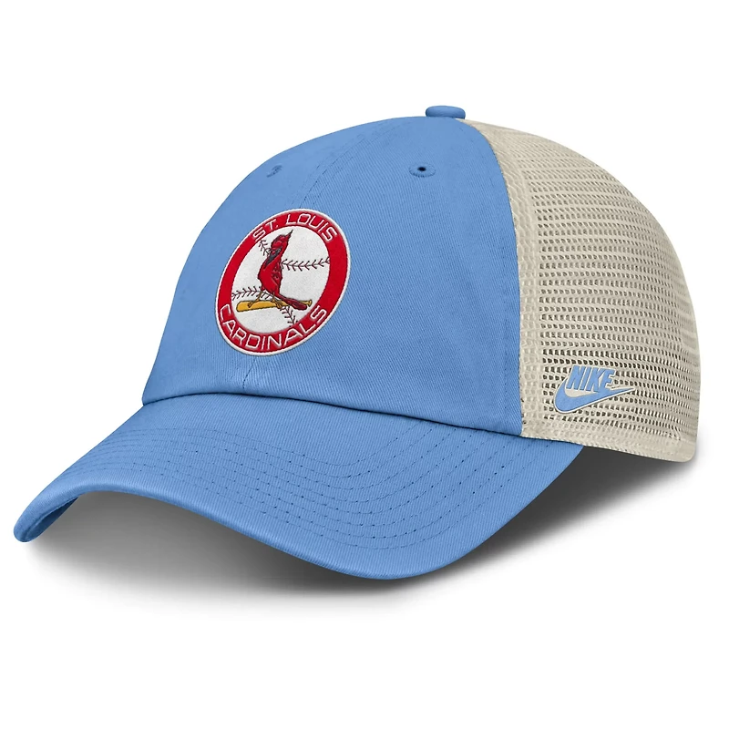 Nike Light Natural St Louis Cardinals Cooperstown Collection Club Trucker Adjustable Hat