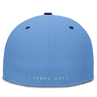 Nike Light Navy Tampa Bay Rays True Primetime Two-Tone Performance Fitted Hat
