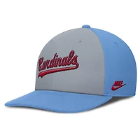 Nike Light St Louis Cardinals Pro Performance Snapback Hat