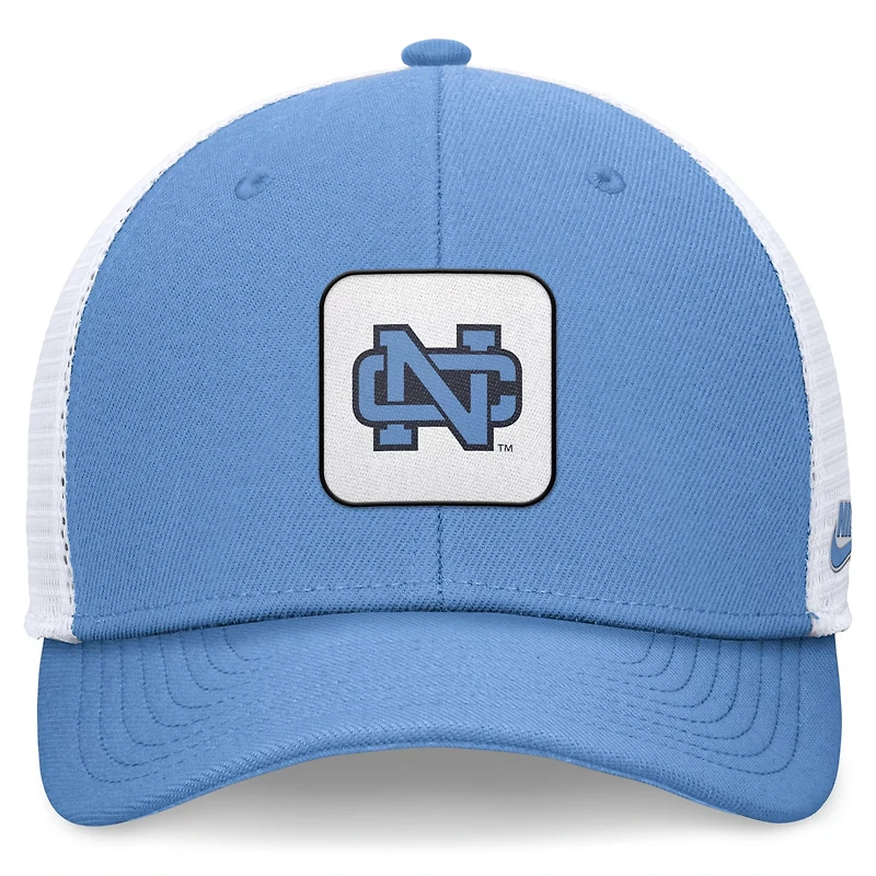 Nike Light White North Carolina Tar Heels Legacy Rise Mascot Trucker Adjustable Hat