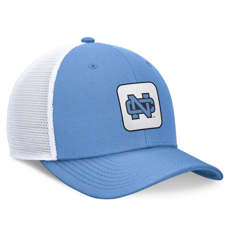 Nike Light White North Carolina Tar Heels Legacy Rise Mascot Trucker Adjustable Hat