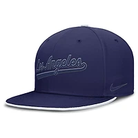 Nike Los Angeles Dodgers Wordmark Dri-FIT Round Bill True Fitted Hat