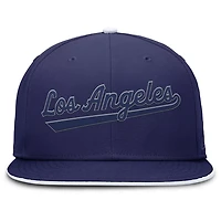 Nike Los Angeles Dodgers Wordmark Dri-FIT Round Bill True Fitted Hat