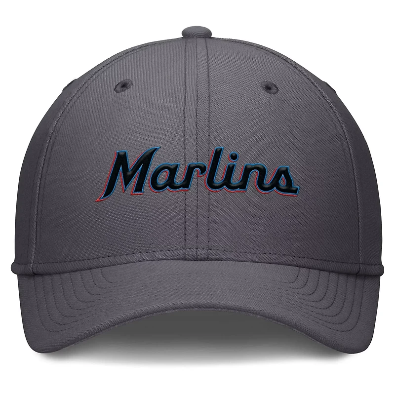 Nike Miami Marlins Swoosh Performance Flex Hat