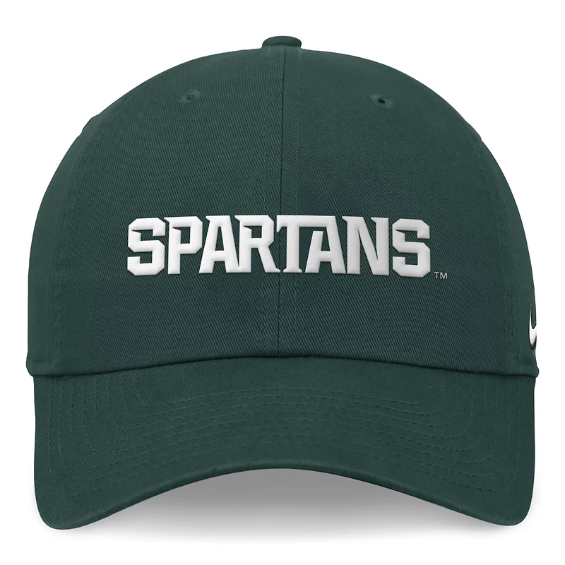 Nike Michigan State Spartans 2024 On-Field Club Adjustable Hat