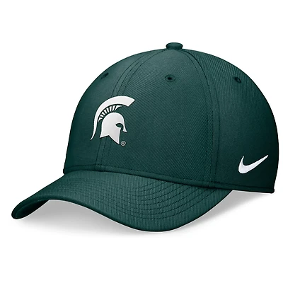 Nike Michigan State Spartans 2024 On-Field Swoosh Performance Flex Hat