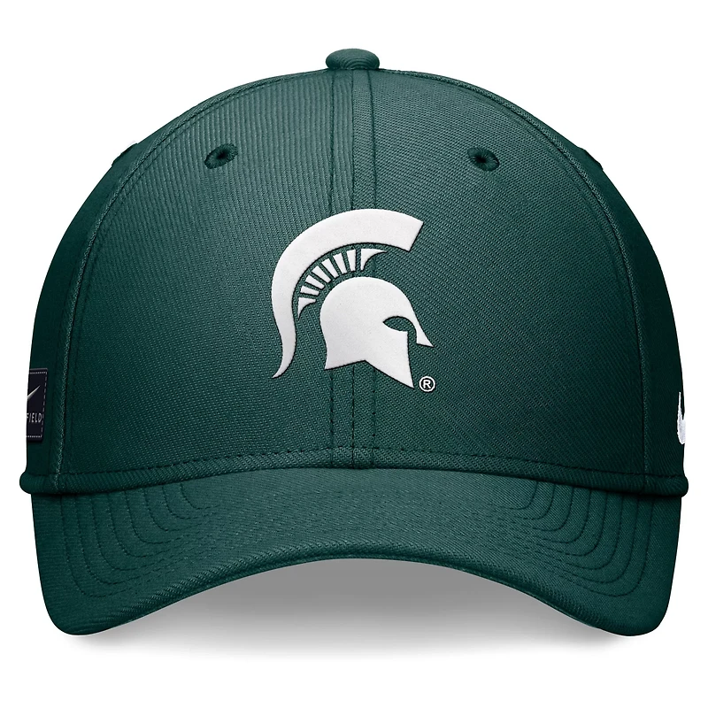 Nike Michigan State Spartans 2024 On-Field Swoosh Performance Flex Hat