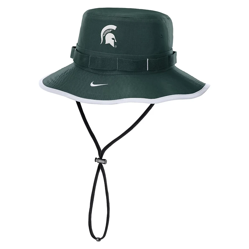 Nike Michigan State Spartans 2024/25 On-Field Apex Performance Boonie Bucket Hat