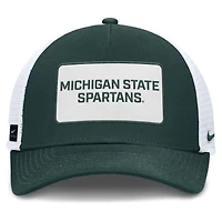 Nike Michigan State Spartans 2025 On-Field Rise Patch Trucker Adjustable Hat