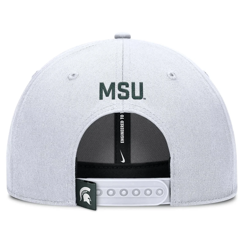 Nike Michigan State Spartans 2025 On-Field Rise Performance Adjustable Hat
