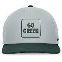 Nike Michigan State Spartans 2025 Sideline Campus Pro Local Snapback Hat
