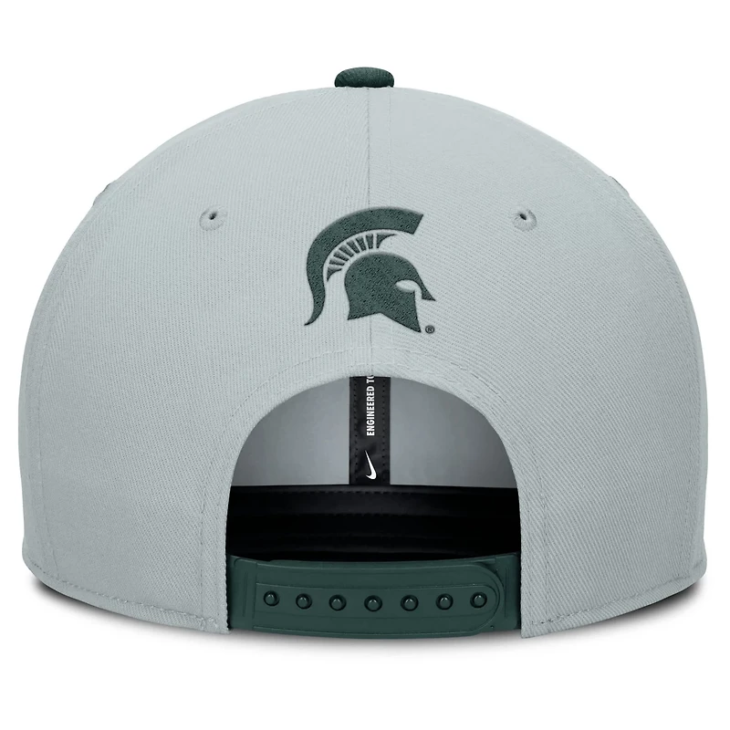 Nike Michigan State Spartans 2025 Sideline Campus Pro Local Snapback Hat